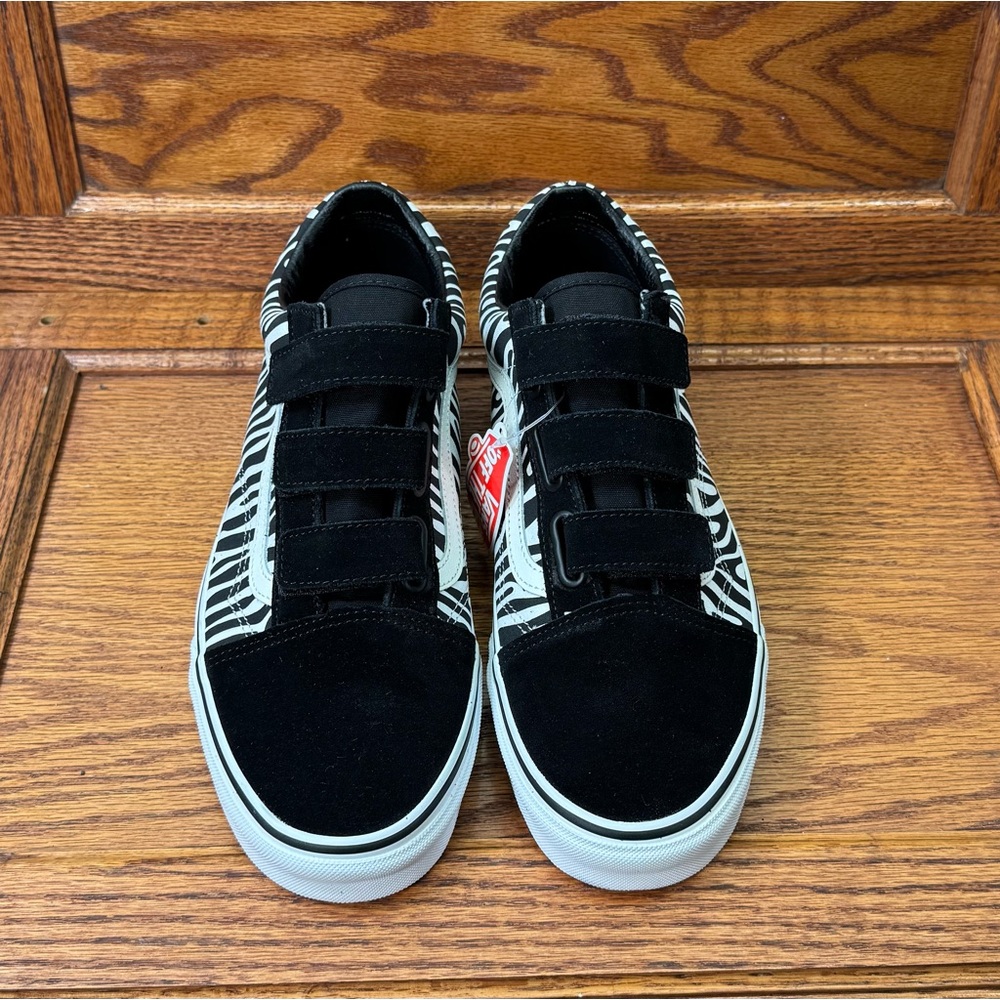 Vans Old Skool V Suede Canvas Black‎ Zebra Shoes - Picture 3 of 6